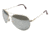 AO II 8-Base Sunglasses, Gold, Comfort Cable, Silver Mirror Lens, 52mm, Small G-SMP-CC-52