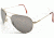 AO II 8-Base Sunglasses, Gold, Wire Spatula, Gray Poly Lens, 52mm, Small G-CCP-WS-52
