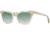 AO Lucinda Sunglasses - Womens, Champagne Shell, SunVogue Green Gradient AOLite Nylon Lenses, Champagne Shell / SunVogue Green Gradient Lens, 51-20-140, LUC151ST--EGN