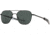 AO Original Pilot Sunglasses, Bayonet, Black Frame, Polycarbonate Gradient Green Lens, 52mm, 30240
