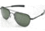 AO Original Pilot Sunglasses, Bayonet, Black Frame, Green Glass Lenses, 52mm, 32210