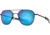 AO Original Pilot Sunglasses, Black Frame, 57 mm SunFlash Blue Mirror SkyMaster Glass Lenses, Bayonet Temple,738921564843