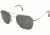 AO Original Pilot Sunglasses, Gold, Wire Spatula, Grey Glass Lens, 52mm, Polarized G-TCGPG-WS-52