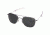 AO Original Pilot Sunglasses, Bayonet, Matte Chrome Frame, CC Gray Poly Lens, 52mm, 30062