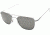 Ao Original Pilot Sunglasses Matte Chrome Wire Spatula Grey Glass Lens 52mm Polarized Mc Tcgpg Ws 52
