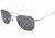 Ao Original Pilot Sunglasses Silver Wire Spatula Gray Poly Lens 52mm Polarized S Pccp Ws 52