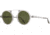 AO Oxford Sunglasses, Gray Crystal Silver Frame, Calobar Green AOLite Nylon Lenses, Polarized, 44-24-145 B45, OXF144ST--GNN-P