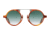 AO Oxford Sunglasses, Havana Gunmetal Frame, SunVogue Green Gradient AOLite Nylon Lenses, 44-24-145 B45, OXF244ST--EGN