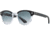 AO Times Sunglasses, Black Crystal Frame, SunVogue Gray Gradient AOLite Nylon Lens - Polarized - 49-21-145, TIM349ST-GGN-P