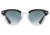 AO Times Sunglasses, Black Crystal Frame, SunVogue Gray Gradient AOLite Nylon Lens - Polarized - 49-21-145, TIM349ST-GGN-P
