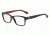 Armani EA3051 Progressive Prescription Eyeglasses 5347-51 - Blue Gradient Red On Red Frame