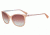 Armani EA4025 Sunglasses 52028D-55 - Pearl Peach Frame, Pink Gradient Lenses