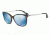 Armani EA4025 Sunglasses 554255-55 - Havana Spot Blue Frame, Mirror Blue Lenses