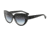 Armani EA4032 Sunglasses 52208G-55 - Transp Grey On Black Frame, Grey Gradient Lenses