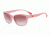 Armani EA4080 Sunglasses 55078H-57 - Opal Coral Frame, Violet Gradient Lenses