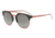 Armani EA4092F Sunglasses 501711-53 - Black / Red Frame, Grey Gradient Lenses