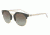 Armani EA4092F Sunglasses 55788E-53 - Militay Green/pale Gold Frame, Green Gradient Lenses