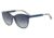 Armani EA4101 Progressive Prescription Sunglasses EA4101-55688G-56 - Lens Diameter 56 mm, Frame Color Blue/tr Striped Green