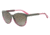 Armani EA4101 Progressive Prescription Sunglasses EA4101-556913-56 - Lens Diameter 56 mm, Frame Color Military/tr Striped Pink