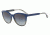 Armani EA4101F Progressive Prescription Sunglasses EA4101F-55688G-56 - Lens Diameter 56 mm, Frame Color Blue/tr Striped Green