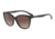 Armani EA4110 Sunglasses 500113-55 - Black Frame, Brown Gradient Lenses
