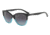 Armani EA4110 Sunglasses 56328G-55 - Black Azure Frame, Grey Gradient Lenses
