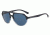 Armani EA4111F Sunglasses 562980-57 - Dark Blue Aqua Frame, Blue Lenses