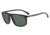 Armani EA4118 Sunglasses 506371-59 - Black Rubber Frame, Green Lenses
