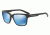 Armani Exchange AX4026S Sunglasses 807855-56 - Matte Black Frame, Blue Mirror Blue Lenses