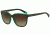 Armani Exchange AX4031F Sunglasses 814613-55 - Brown/bright Spearmint Trans Frame, Smoke Brown Gradient Lenses