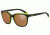Armani Exchange AX4031F Sunglasses 815473-55 - Dk Purple/green Transparent Frame, Gold Mirror Lenses