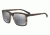 Armani Exchange AX4067S Sunglasses 82296G-55 - Matte Grey Havana/mt Black Frame, Light Grey Mirror Black Lenses
