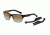 Arnette Dean Sunglasses, Black On Transparent Amber &amp; Black Wire Frame, Polarized Brown Gradient Lens-AN4205-04
