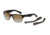 Arnette Dean Sunglasses, Black On Transparent Amber &amp; Black Wire Frame, Polarized Brown Gradient Lens-AN4205-04