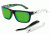 Arnette Dropout Sunglasses, Gloss Black Frame, Citrus Chrome Lens AN4176-10