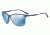 Arnette HUNDO-P2 AN3074 Sunglasses 528/55-39 - Matte Black Frame, Mirror Blue Lenses