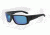 Arnette Munson Sunglasses - Gloss Black Frame and Blue Mirror Lens AN4164-03