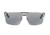 Arnette Smokey Sunglasses, Chrome Frame, Grey Polarized Lens-AN3068-06