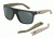 Arnette Squaresville Sunglasses, Fuzzy Black/Olive/Khaki Frame, Grey/Green Lens AN4184-05