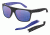 Arnette Squaresville Sunglasses, Fuzzy Black/Translucent Purple Frame, Purple Mirror Lens AN4184-04