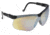 Bacou-Dalloz Uvex Genesis Protective Eyewear, Bacou-Dalloz S3200 Black Frame