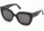 Balenciaga BA0130 Sunglasses - Shiny Black Frame Color, Smoke Lens Color