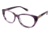 Balmain 1035 Single Vision Prescription Eyeglasses - Frame PLUM HORN, Size 54/17mm BL103502