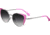 Bertha Bailey Handmade in Italy Sunglass - Womens, Pink, One Size, BRSIT109-2