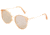 Bertha Brielle Polarized Sunglasses - Women's, Pink/Pink, One Size, BRSBR040PK