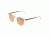 Bertha Hayley Polarized Sunglasses, Clear / Rose Gold BRSBR014W
