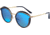 Bertha Lorelei Polarized Sunglass - Womens, Black/Blue, One Size, BRSBR045BL