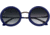 Bertha Quant Handmade in Italy Sunglass - Womens, Navy, One Size, BRSIT110-3