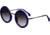 Bertha Quant Handmade in Italy Sunglass - Womens, Navy, One Size, BRSIT110-3