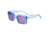 Bertha Wendy Polarized Sunglasses - Womens, Periwinkle Frame, Purple Lens, Periwinkle/Purple, One Size, BRSBR052C6